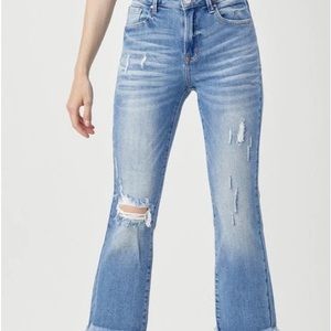 Risen Crop High Rise Flare size 11/30